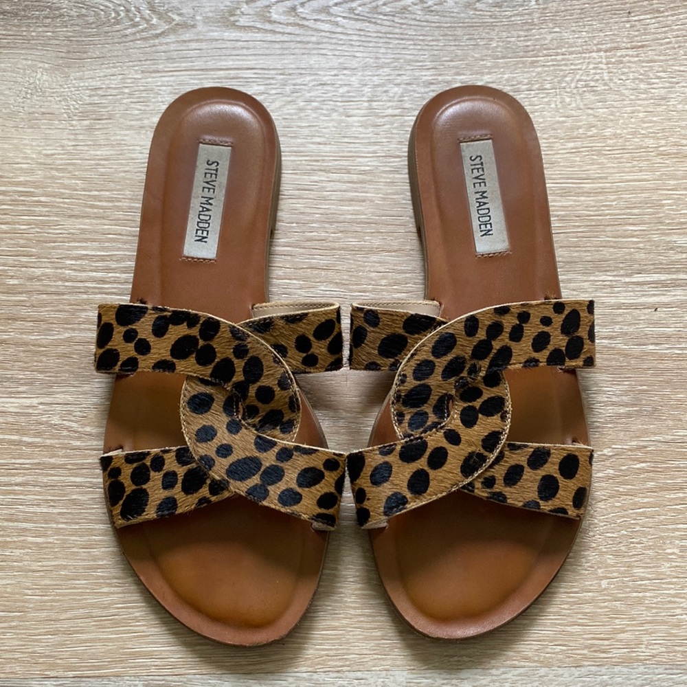 Steve Madden Leopard Sandals